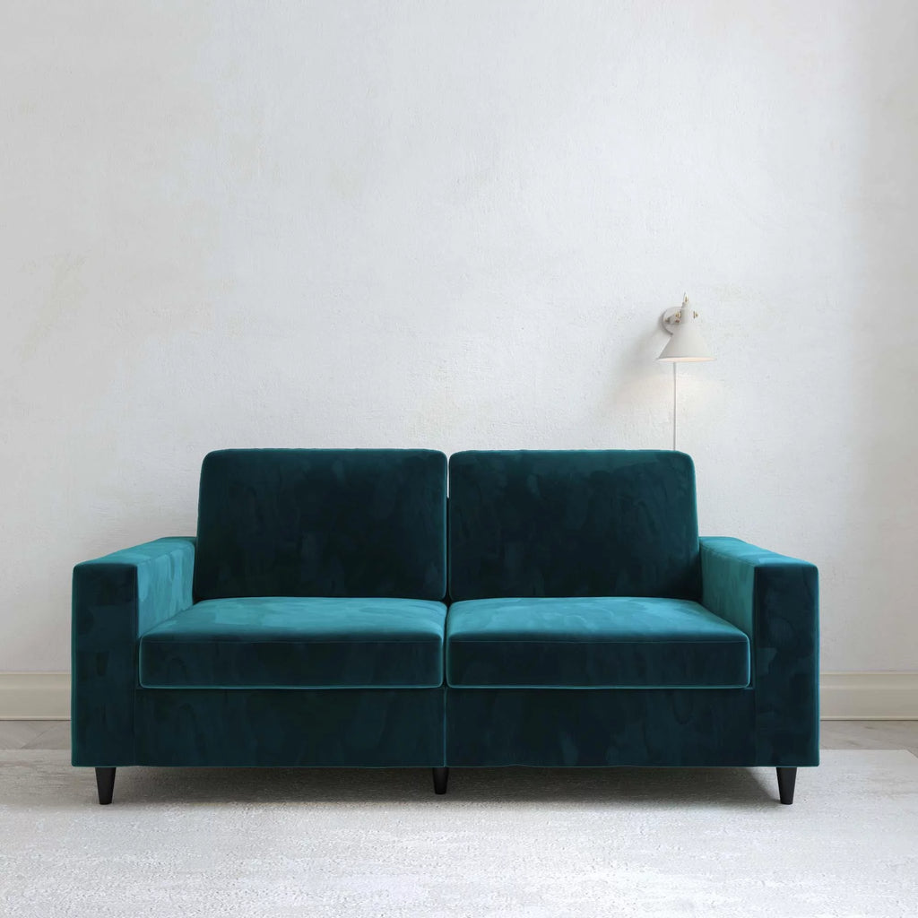 Green Velvet 3 Seater Sofa R889