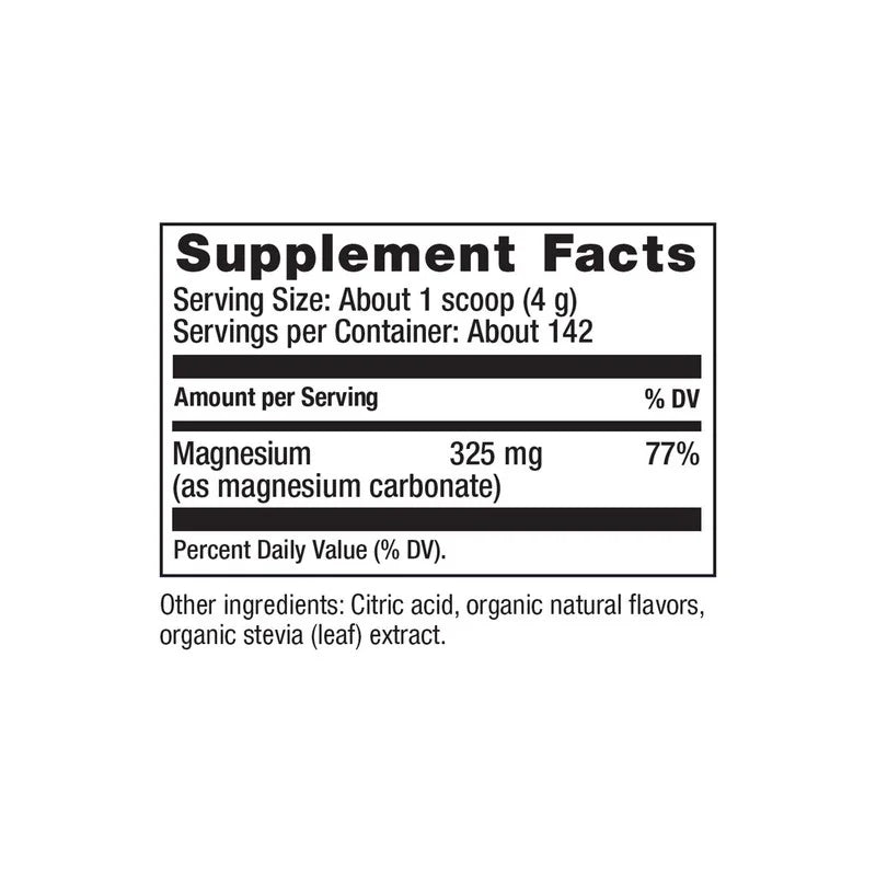Magnesium Citrate Supplement Raspberry-Lemon 20 Ounce K3744