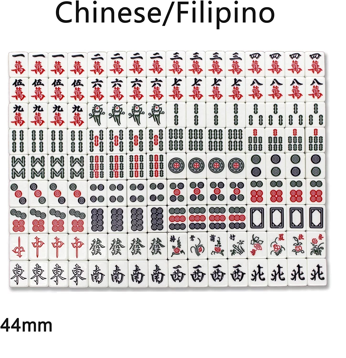 Mahjong Table with Drawers, 2 Sets of Magnetic Tiles O1214