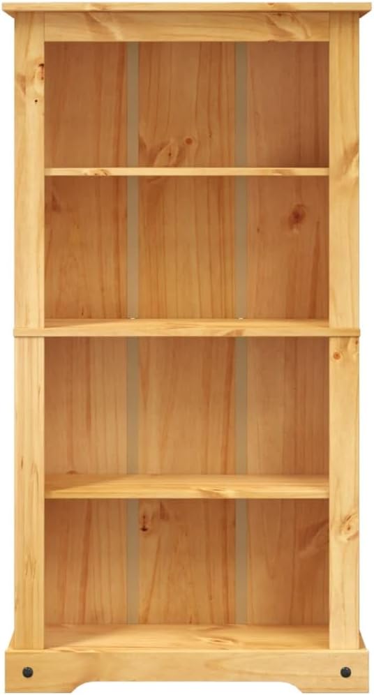 4-Tier Bookcase Mexican Pine Bookshelf E663
