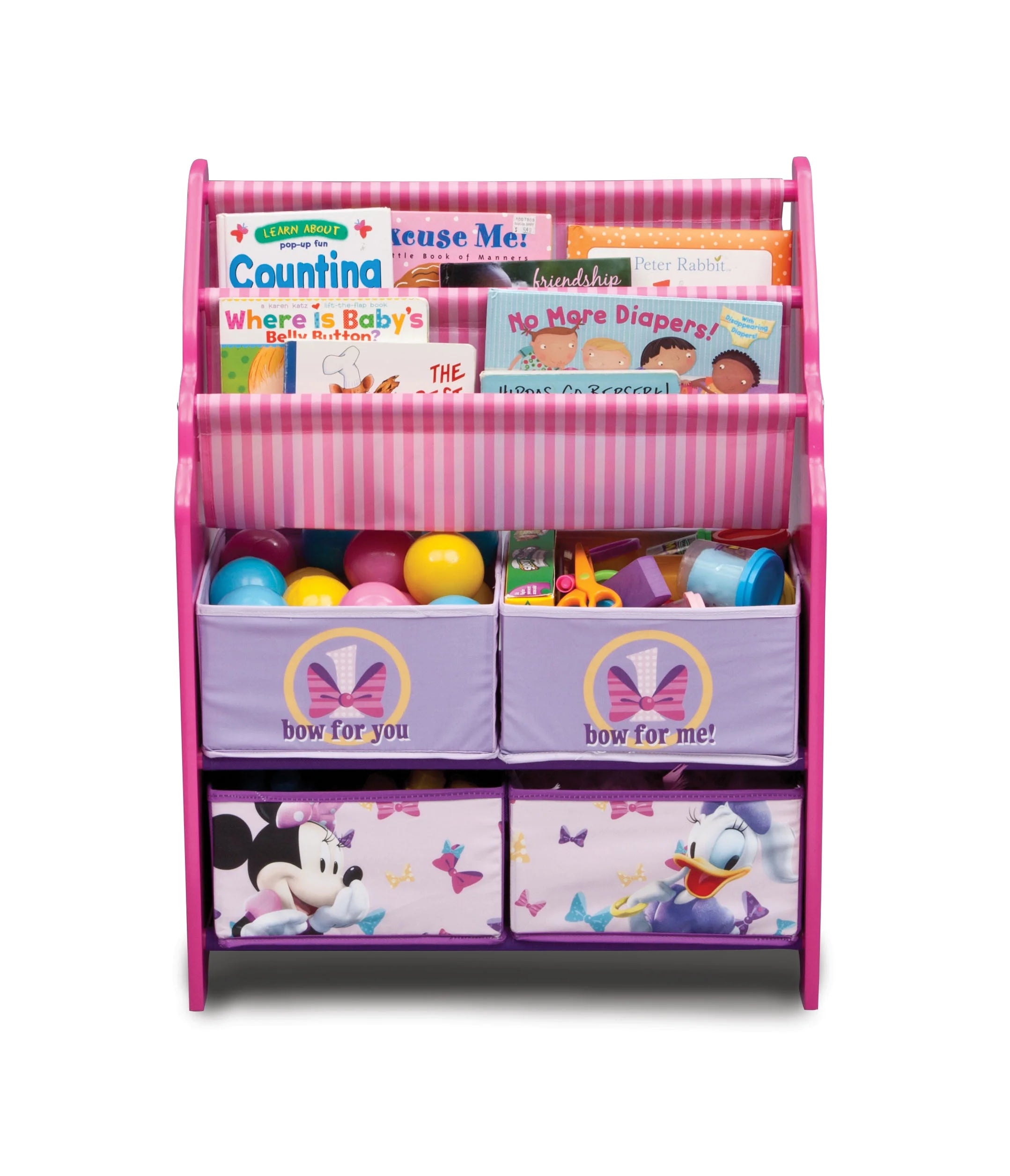 Cube Bookcase with Toy Organizer H573259