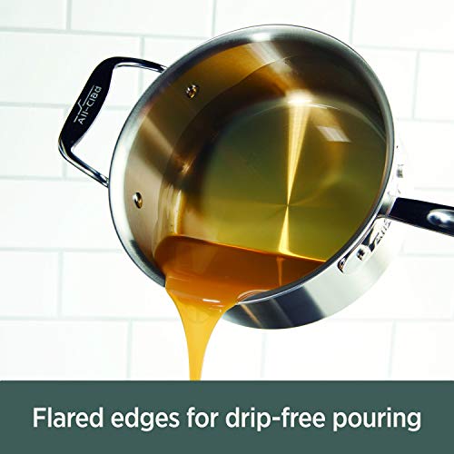 Stainless Steel Sauce Pan 3 Quart Induction Safe J7810
