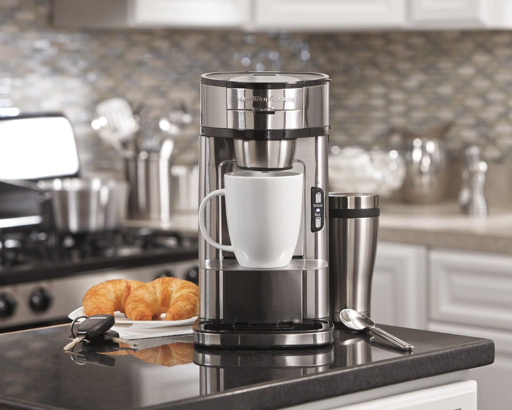 Single Serve Coffee Maker with Electric Coffee Grinder C72352