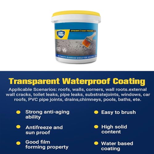 Invisible Waterproof Coating, Clear Seal Liquid, Anti-Leakage Glue (150ML, 2PCS) X441