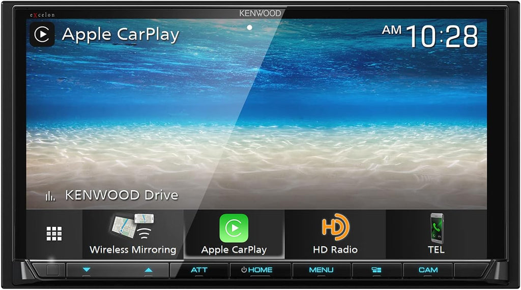 6.95" Digital Multimedia Bluetooth Car Stereo with Wireless CarPlay and Android Auto Q449