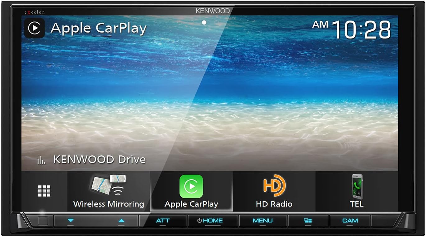 6.95" Digital Multimedia Bluetooth Car Stereo with Wireless CarPlay and Android Auto Q449