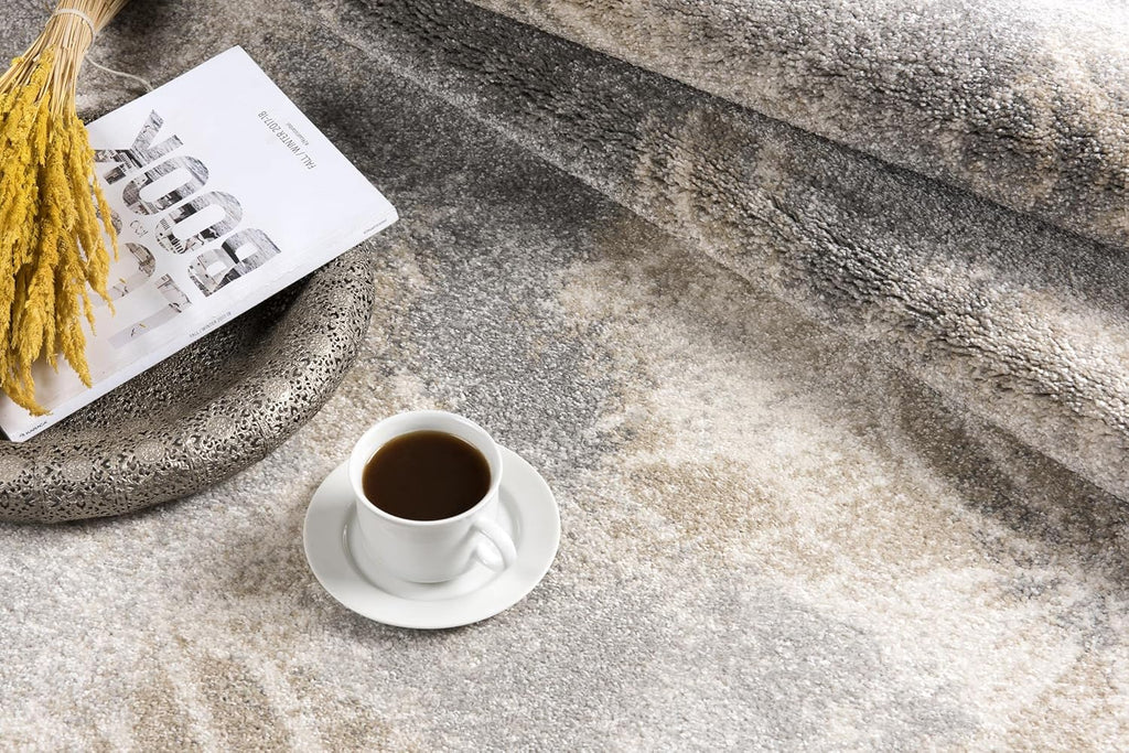 Plush Contemporary Scandinavian Area Rug for Living Room, Bedroom, Dining Room, and Kitchen K478503