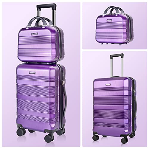 28" Expandable Luggage, Lightweight Hard Case with TSA Lock J2517