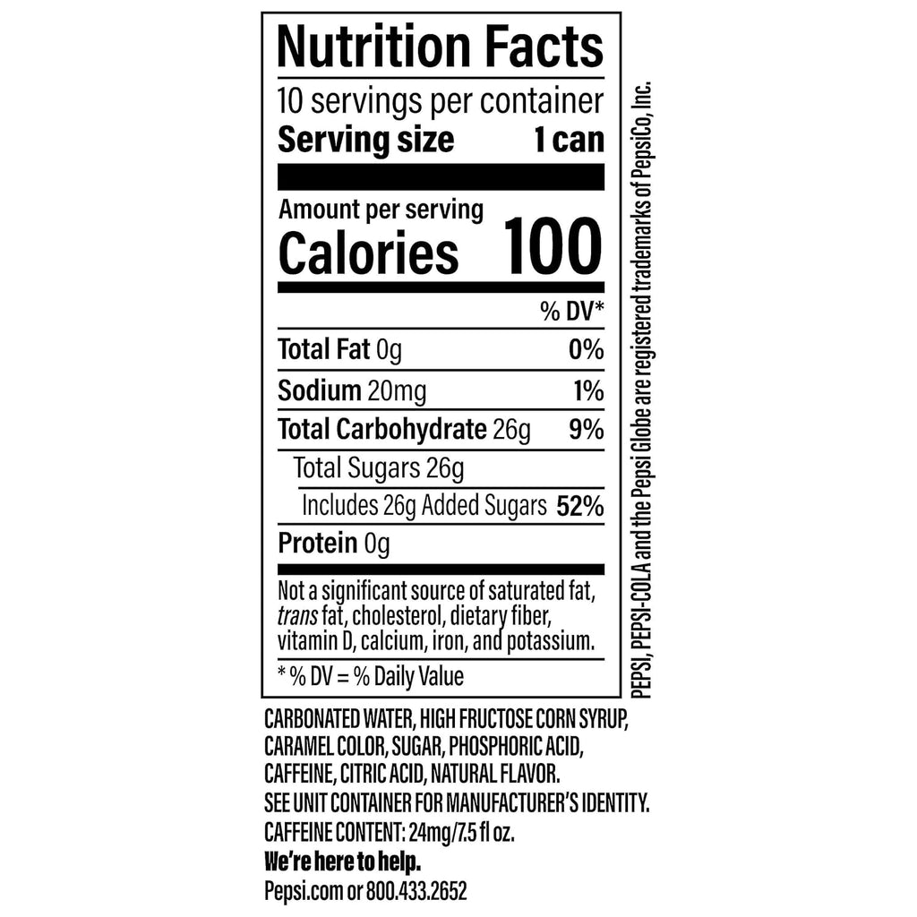 Mini Cola Soda Cans, 7.5 oz, 20-Pack V546883