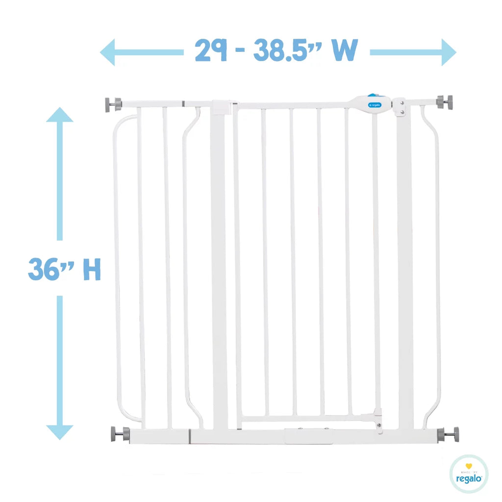 Extra Tall Walk Thru Baby Gate, 6 to 24 Months J980873