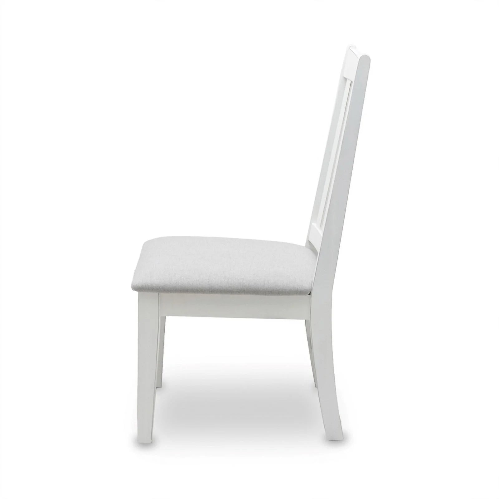Wood Desk & Chair Set in Gray/White R814781