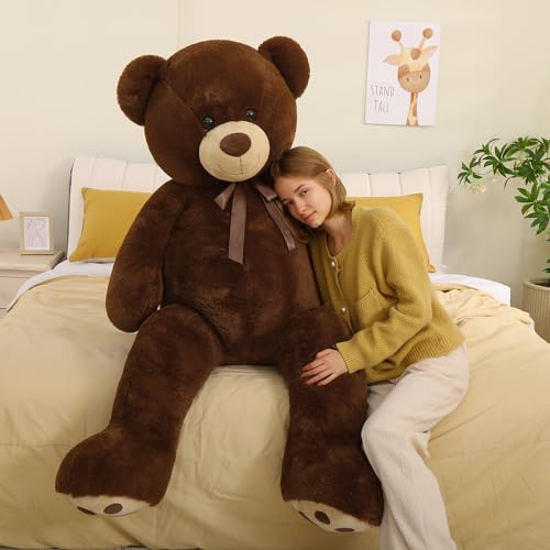 Giant Teddy Bear 6ft Stuffed Animal with Red Heart Q576