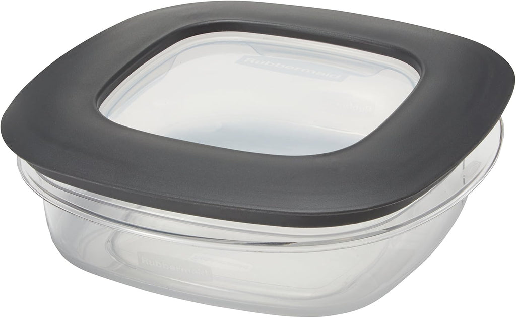 Meal Prep Food Storage Container, 3-Cup, Grey Y11275
