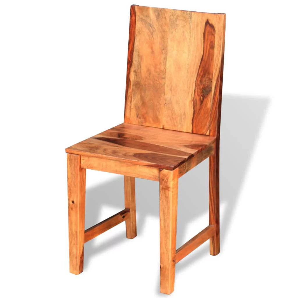 Solid Sheesham Wood Dining Chairs 4 Pack B248769