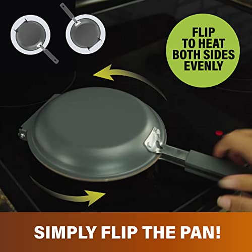 6 Qt Nonstick Copper Deep Square Casserole Pan & Stock Pot 4-Piece Set V637286