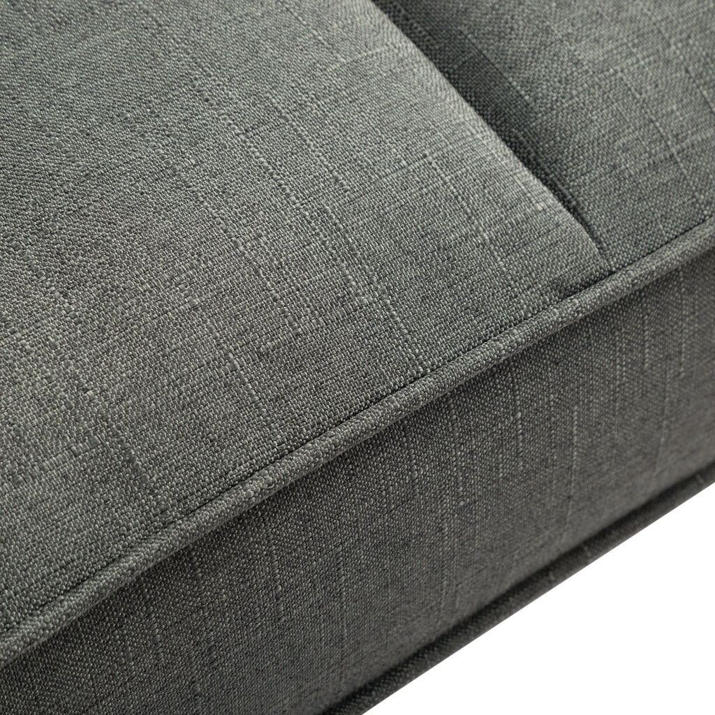 Futon Sofa Bed with Split Back and Wood Legs F4124