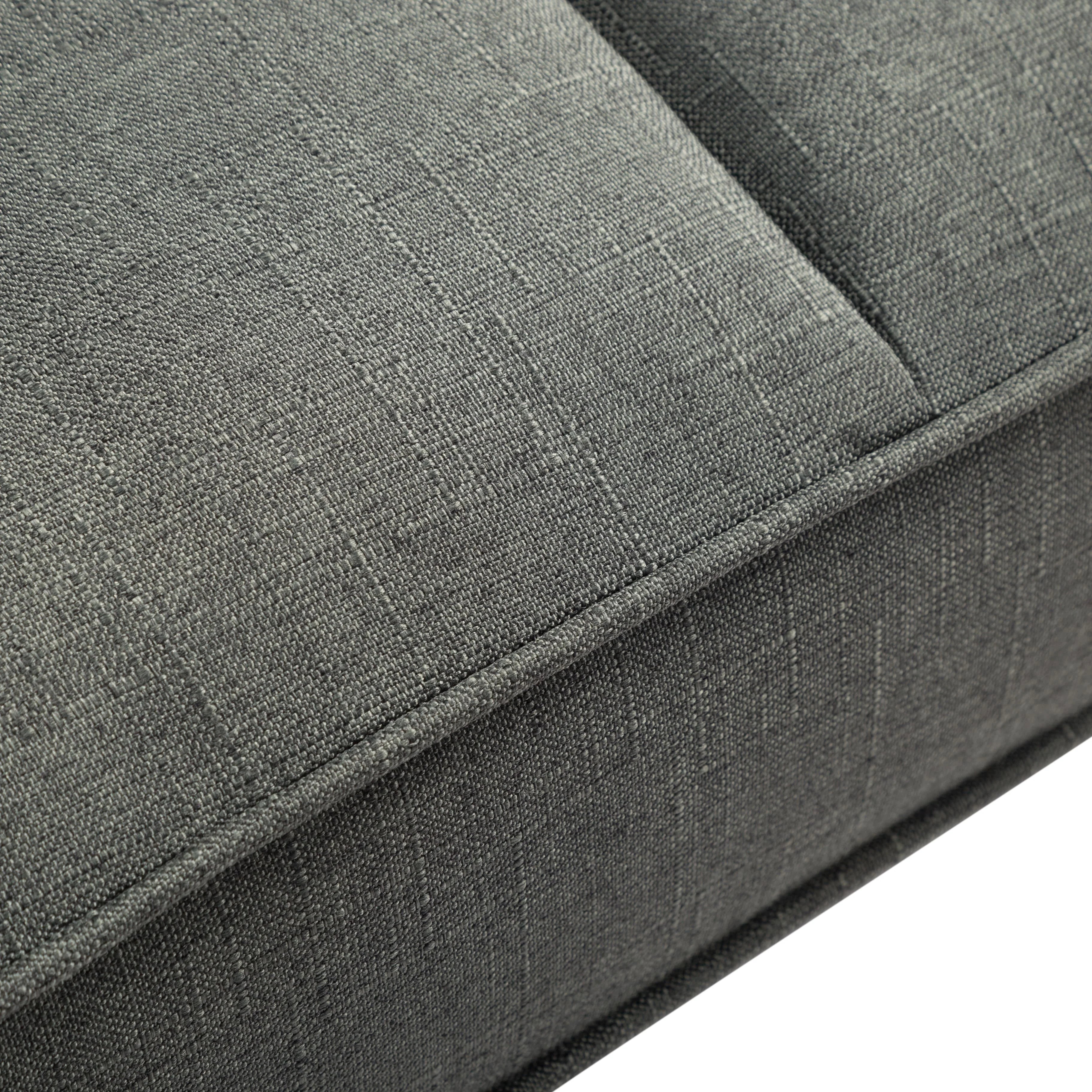 Futon Sofa Bed with Split Back and Wood Legs F4124