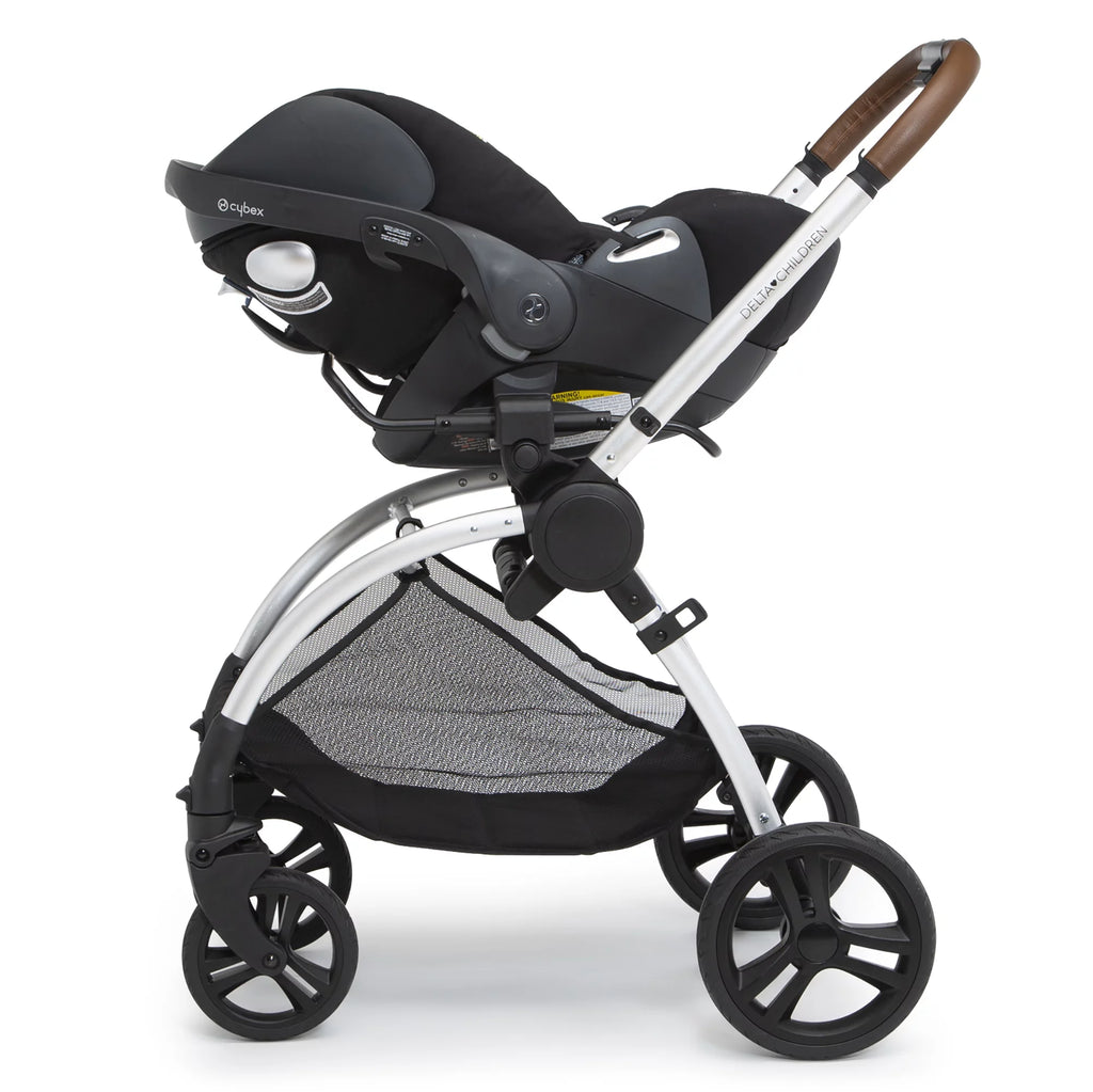 Reversible Stroller with Reclining Seat and Adjustable Footrest E492424