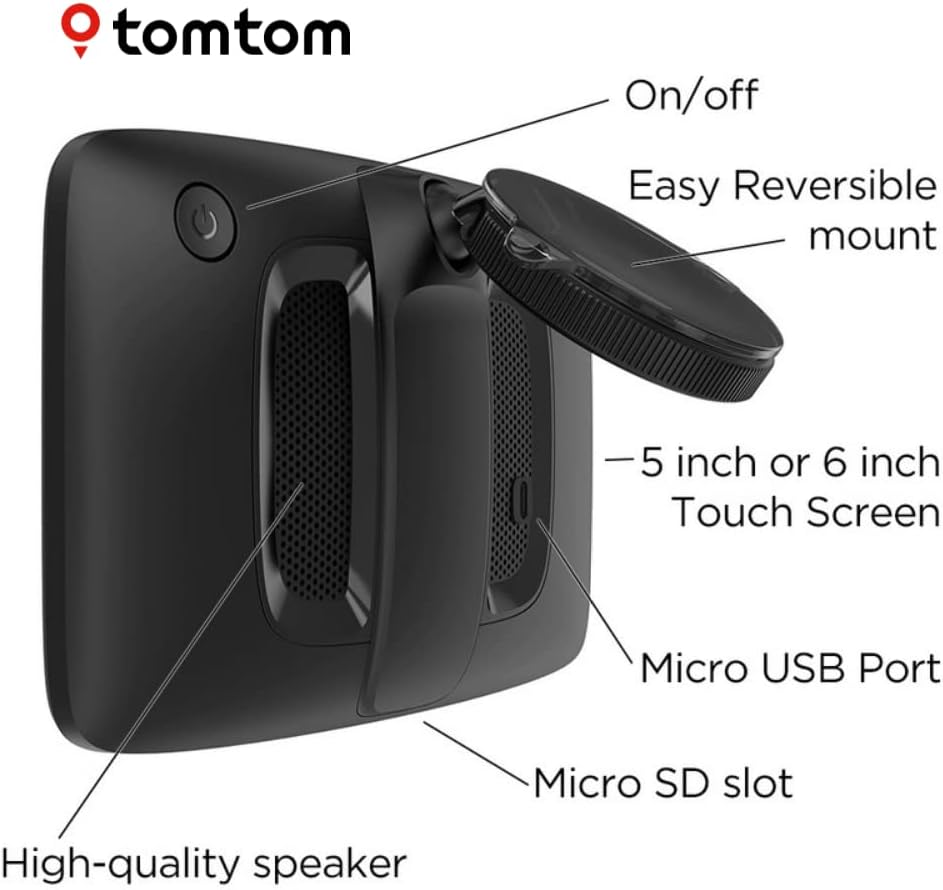GPS Navigation Device with Wi-Fi Updates and Real-Time Traffic Y8562