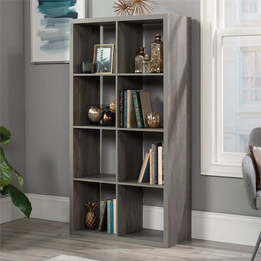8-Cube Organizer Storage Bookshelf, Mystic Oak Finish B5957