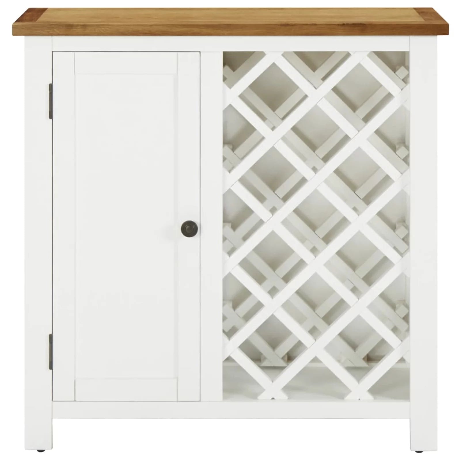 Solid Oak Wood Cabinet 31.5"x12.6"x31.5" D44524