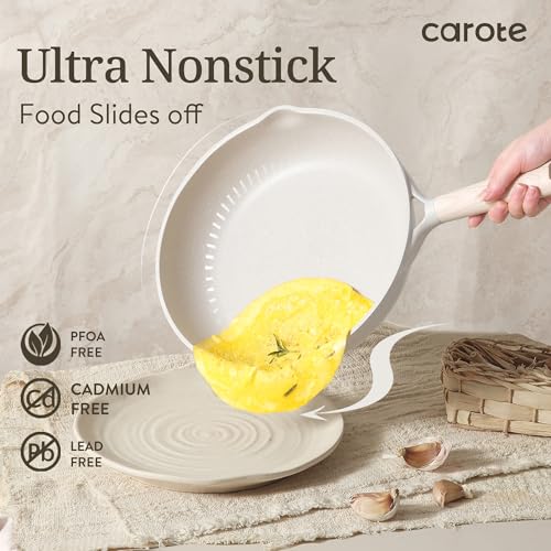 Non Stick Pots and Pans Set, 17 Piece Cookware for Kitchen N23157
