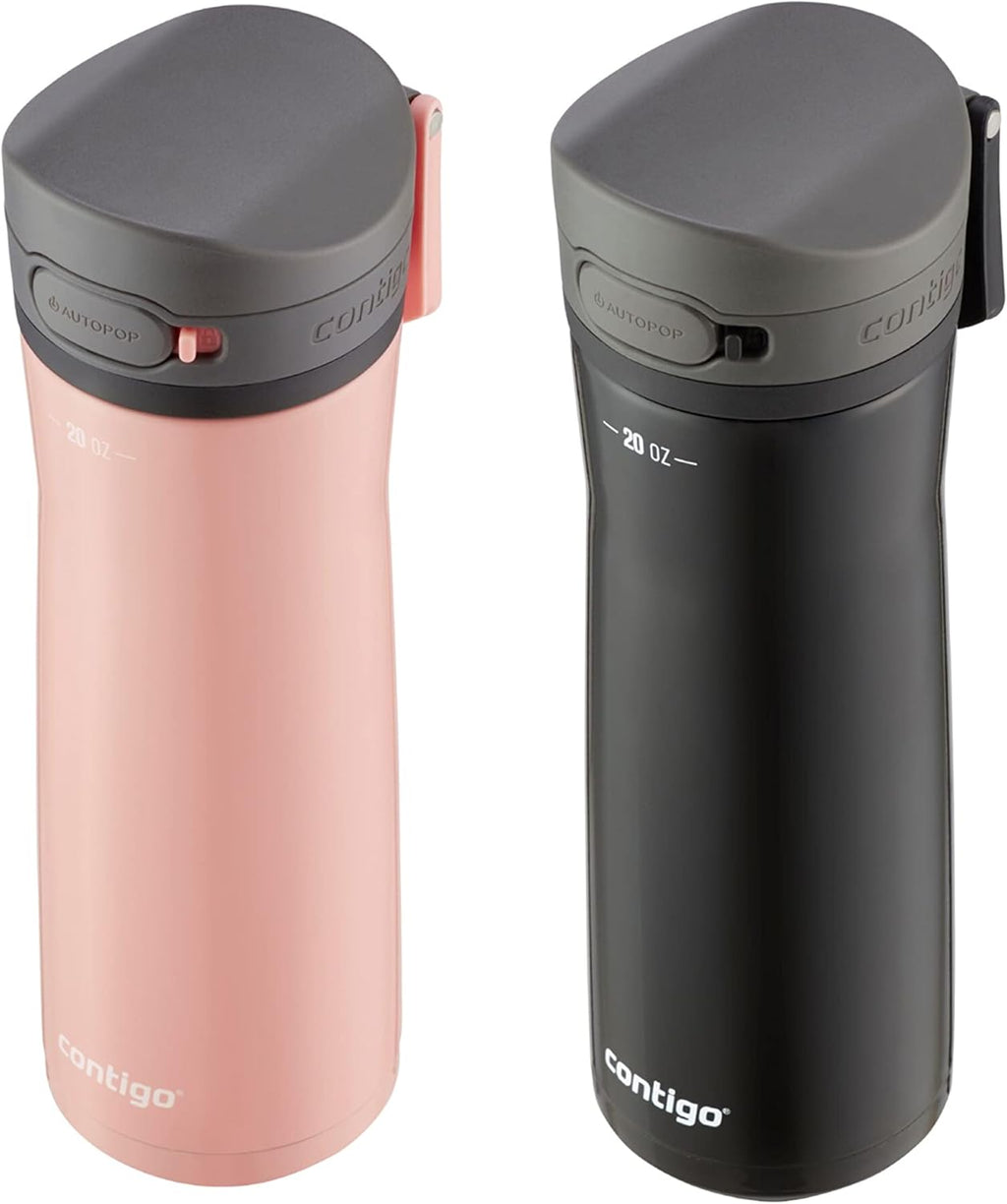 20oz Vacuum-Insulated Stainless Steel Leak-Proof Travel Mug & Water Bottle X370