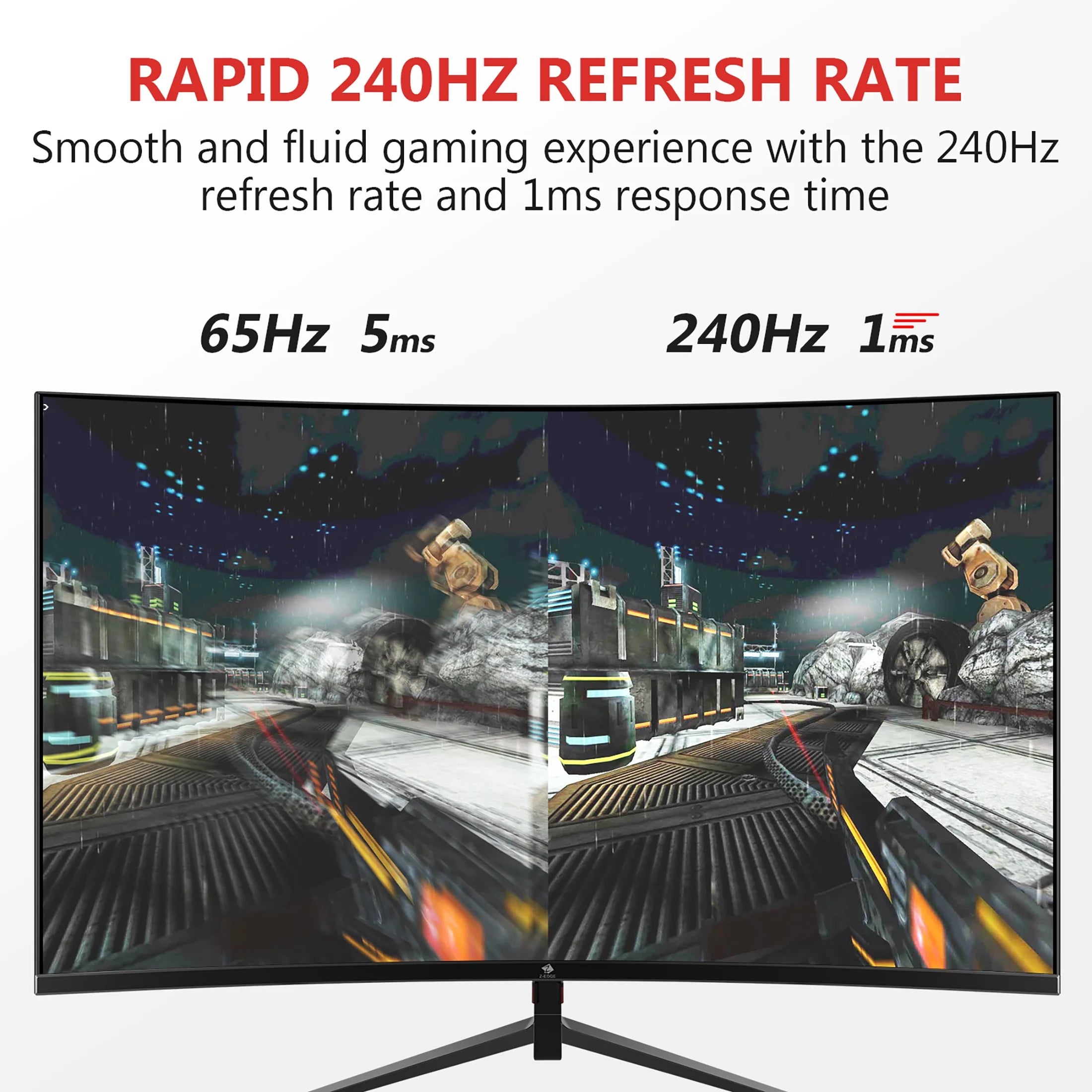 27-Inch Curved Gaming Monitor 240Hz 1ms Full HD LED HDMI DP Y5329