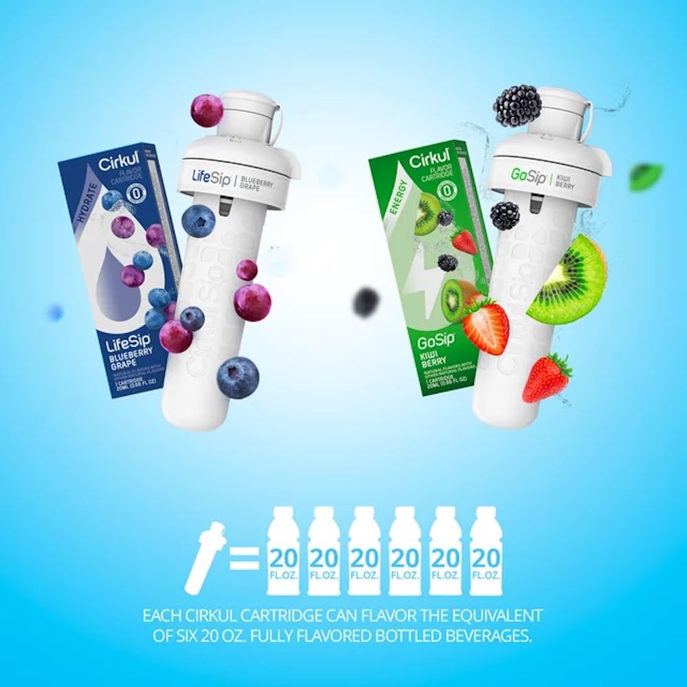 Variety Pack Flavored Drink Cartridges (6 Count) U19831