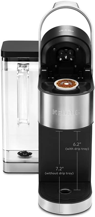 Single Serve Coffee Maker with 15 K-Cup Pods and Reusable Filter U458571