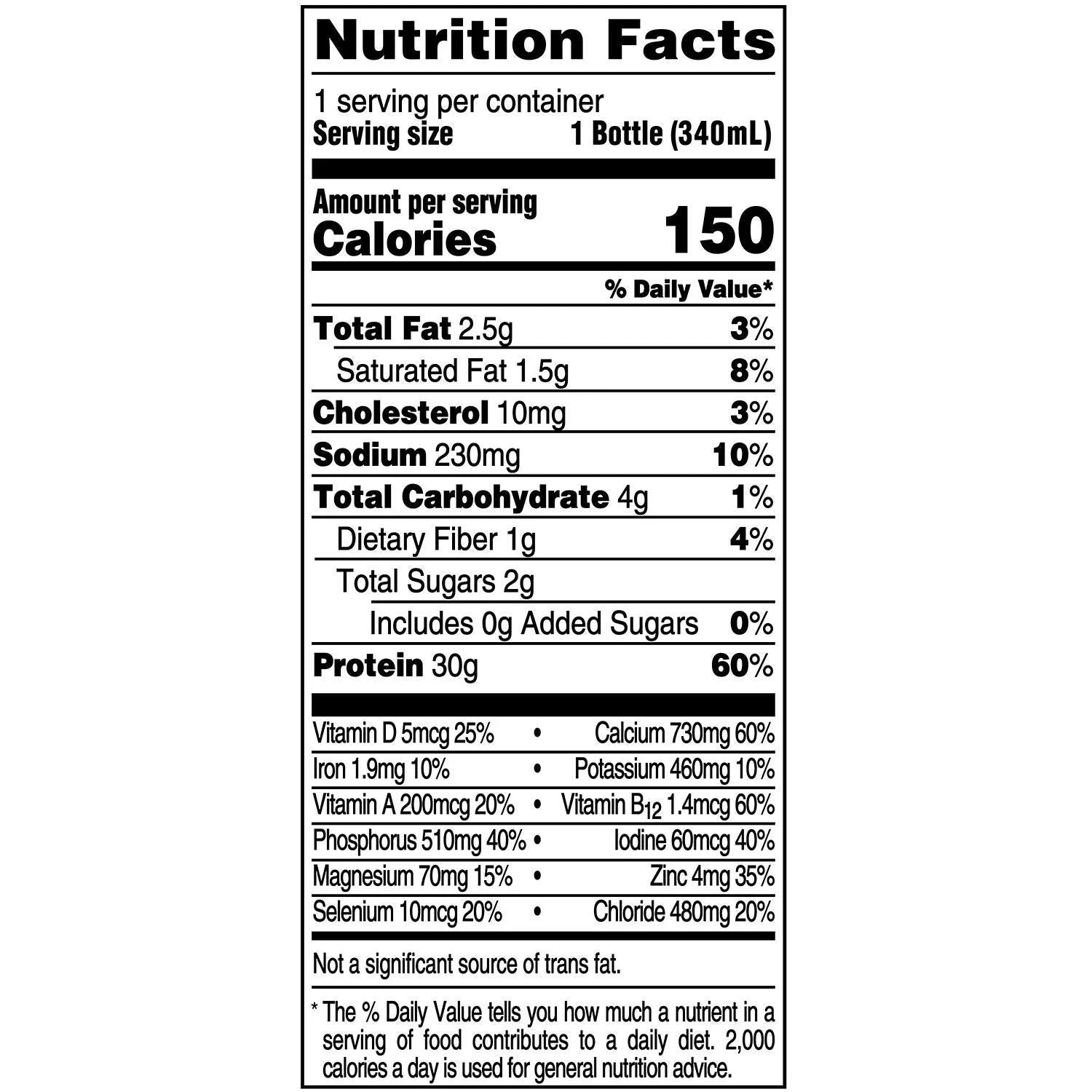 Chocolate Protein Shake, 11.5 fl oz, 12 Pack P7877