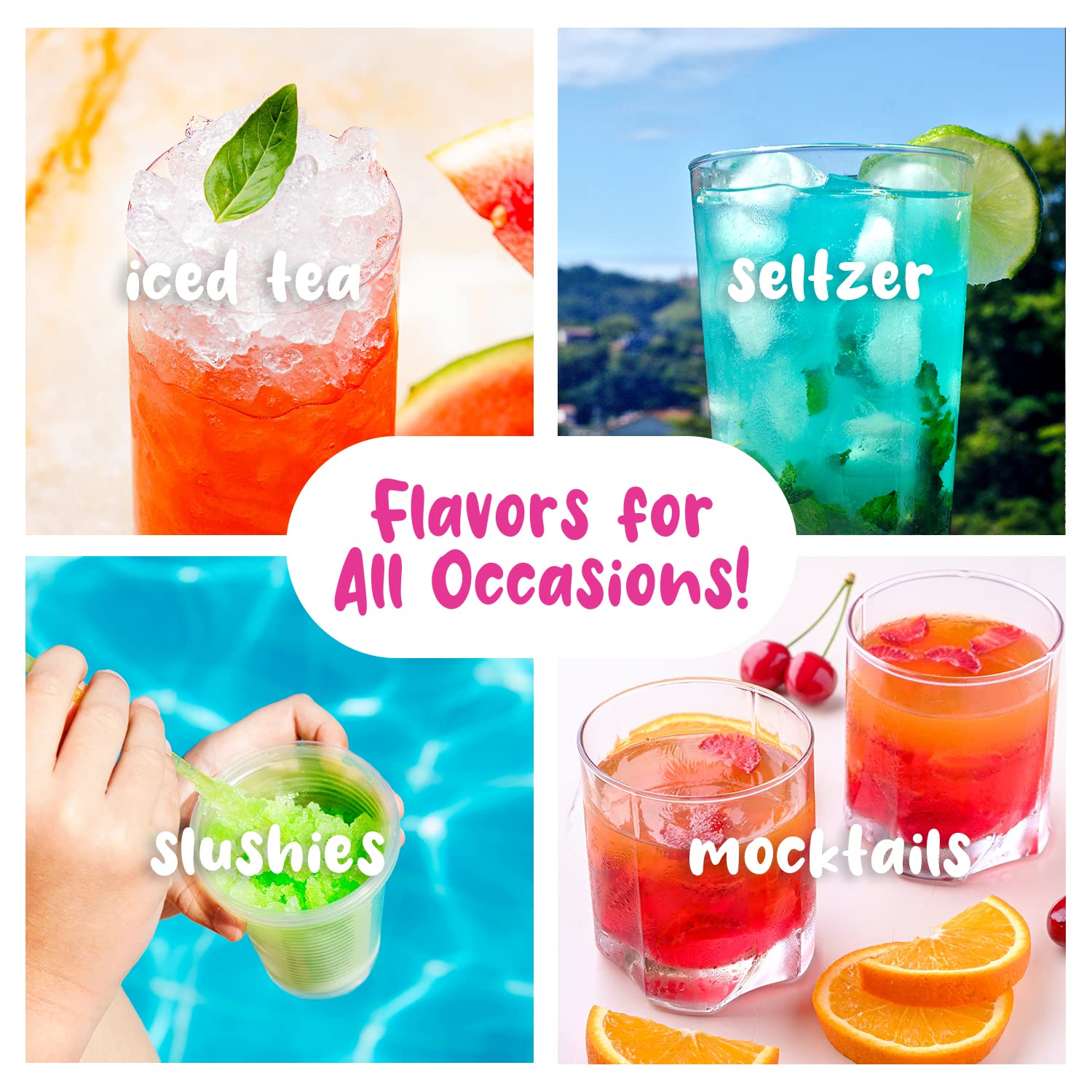 10 Flavor Syrups and Accessories Bundle Q934298