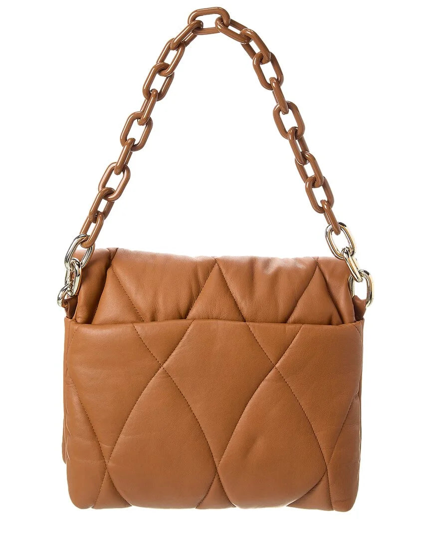Cat Shoulder Bag, Brown S135