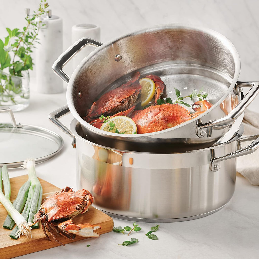 Stainless Steel Steamer Set 5 Quart Induction-Ready M492729