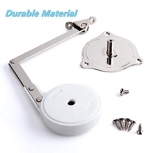 Soft Close Lid Stay Hinges for Toy Box Top-Opening Flap Doors, 2 Pack V9675