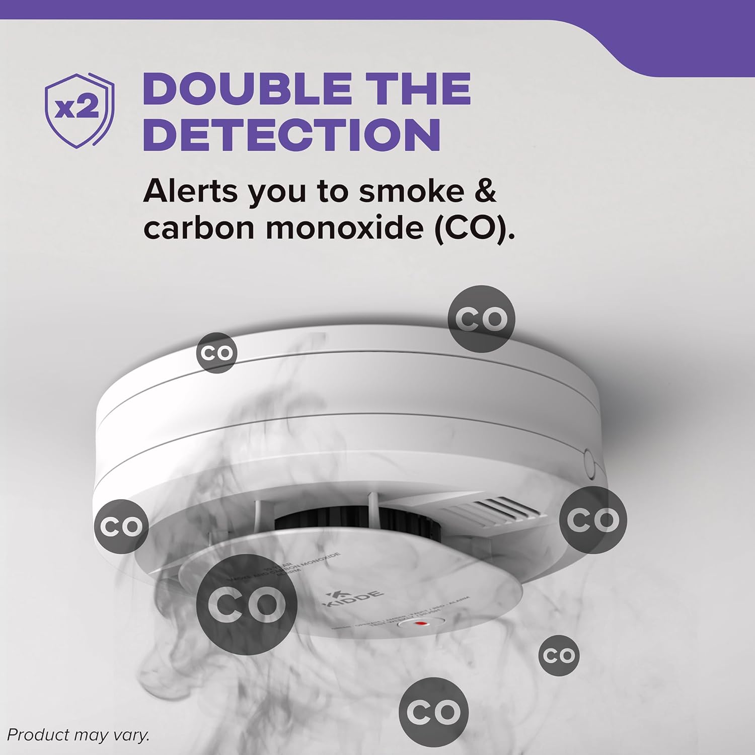Smoke & Carbon Monoxide Detector, 10-Year Battery J6151