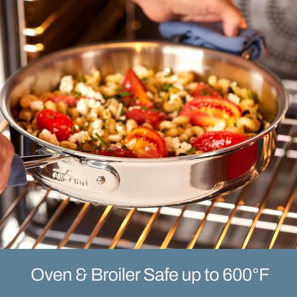 Stainless Steel Fry Pan, 14 Inch, Induction Safe L3363