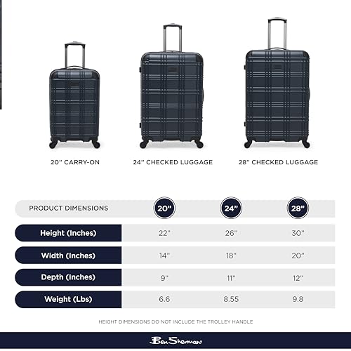 Lightweight Hardside 4-Wheel Spinner Travel Luggage, Charcoal, 28-Inch G32233