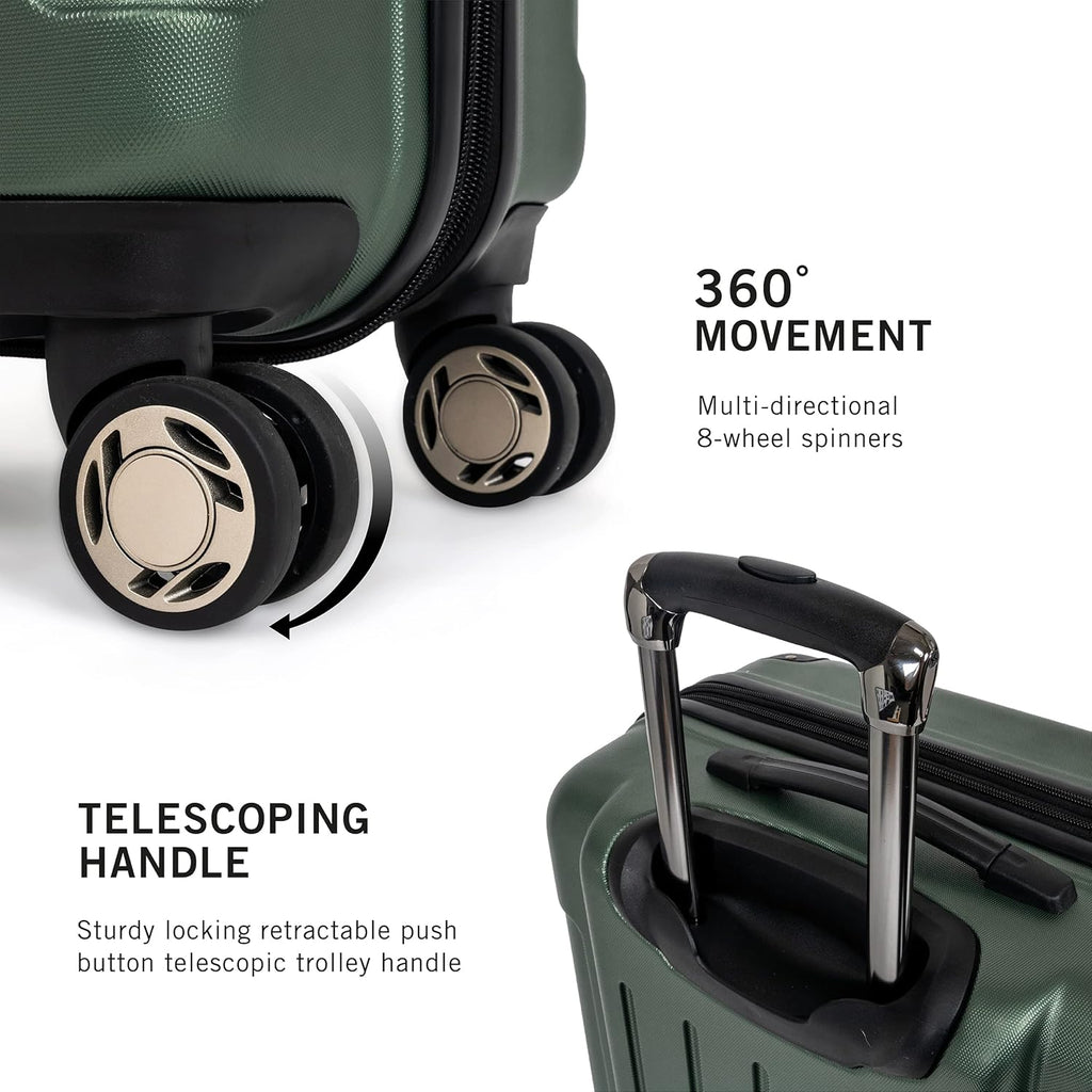 ABS Expandable 8-Wheel Upright, 28-Inch Checked R647
