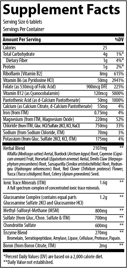 Joint Support Dietary Supplement with Bone Health Formula, 90 Tablets J176448