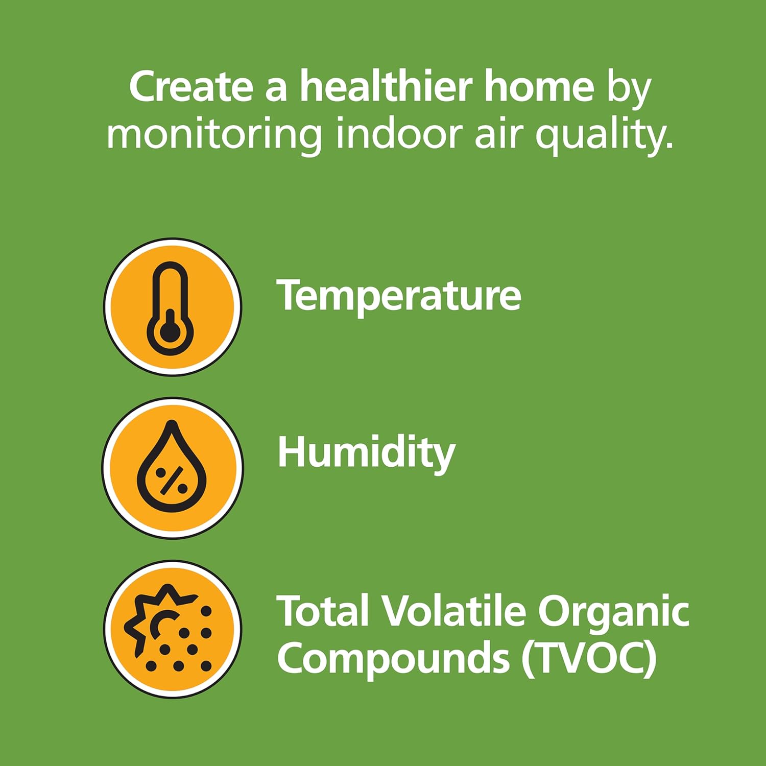 Smart Smoke & Carbon Monoxide Detector with Indoor Air Quality Monitor, WiFi, Hardwired K28907