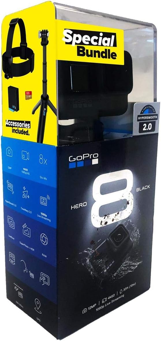 Action Camera with Accessories Bundle J286