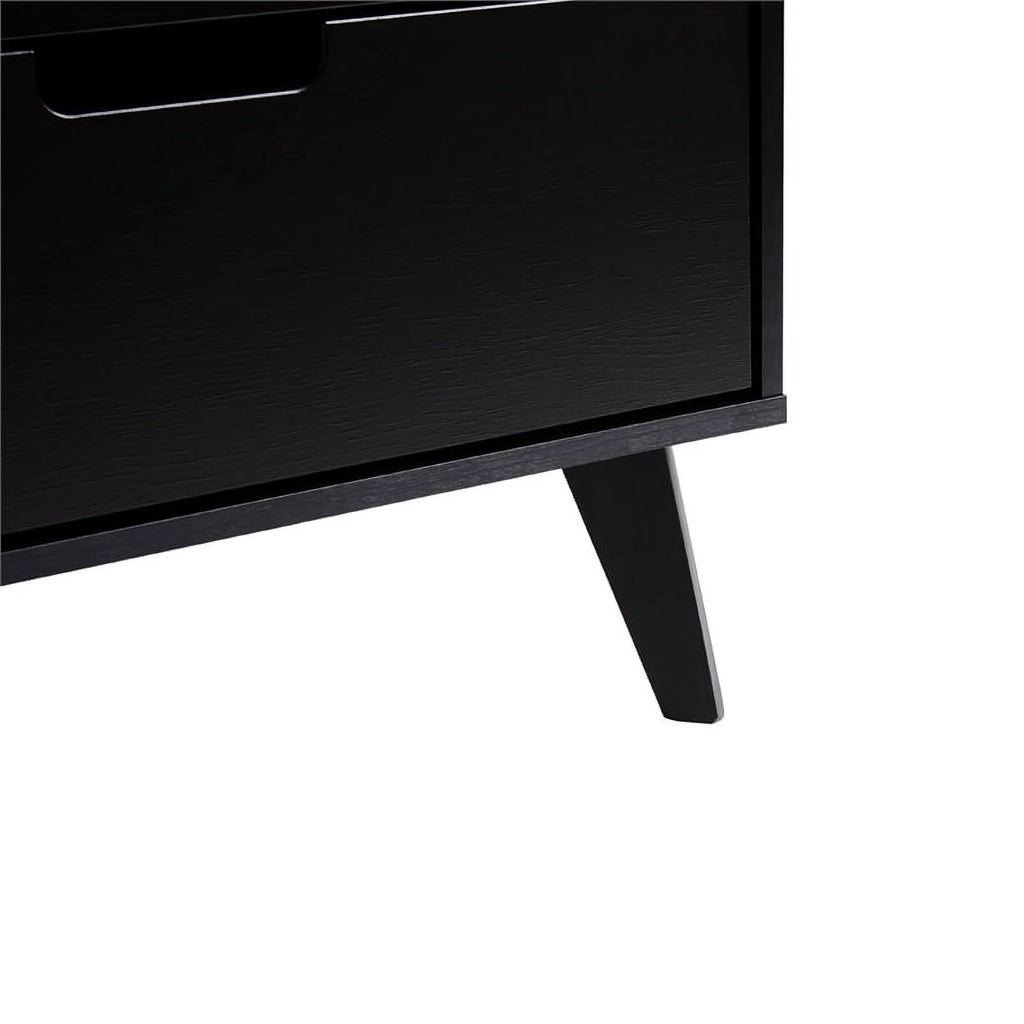 6 Drawer Wood Dresser with Cut Out Handles D6512
