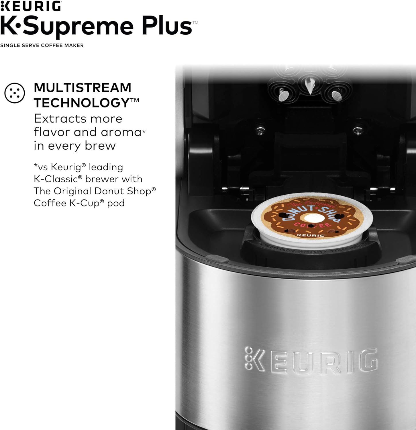 Stainless Steel Coffee Maker with 40 K-Cup Variety Pack A9756