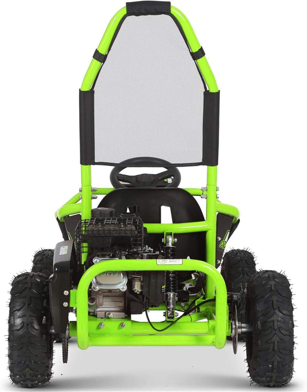 98cc Go Kart with Full Suspension, Green H6599