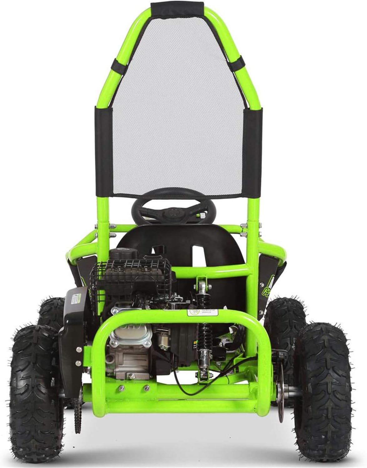 98cc Go Kart with Full Suspension, Green H6599