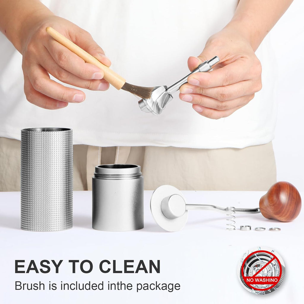 Manual Coffee Grinder with Stainless Steel Conical Burr T991