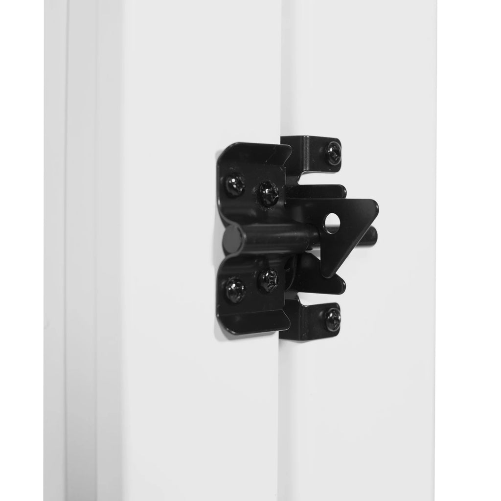 White Vinyl Picket Fence Gate T8679