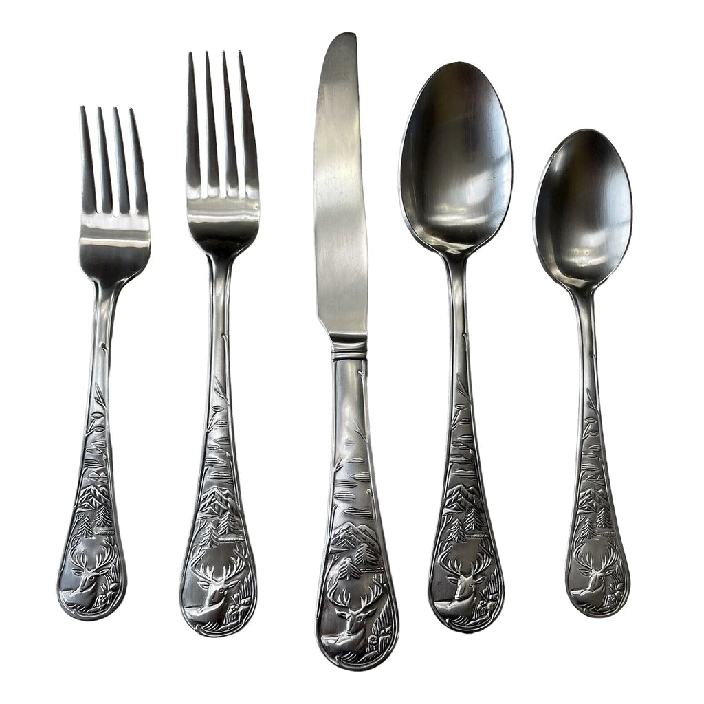 Stainless Steel 20pc Flatware Set for Four A1695