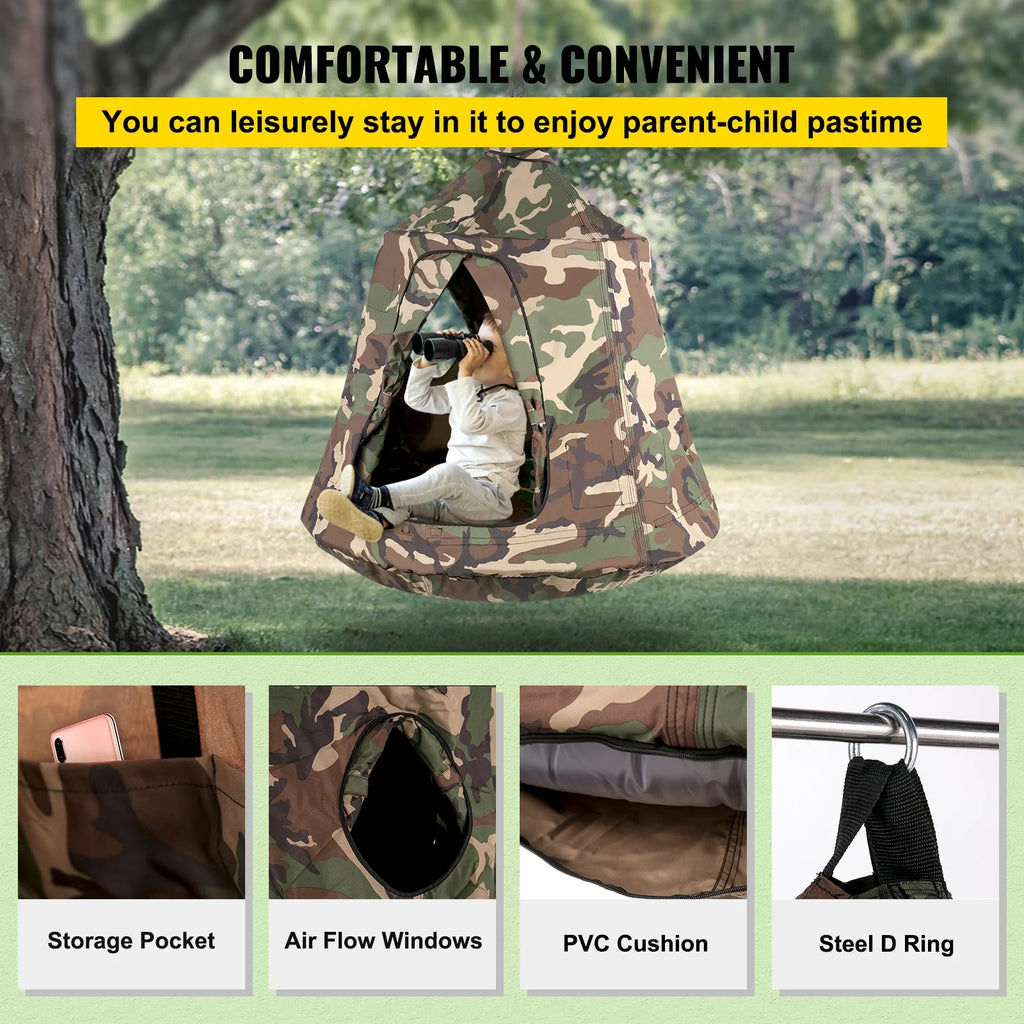 Hanging Tree Tent with LED Lights, Max 440 lbs T7262